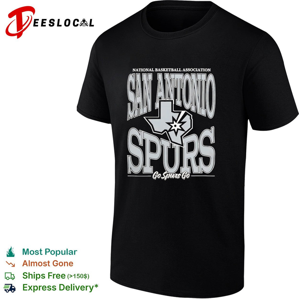 National Basketball Association San Antonio Spurs Go Spurs Go shirt Unisex
