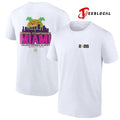 National championship Miami college football playoff city skyline neon graphic shirt Unisex