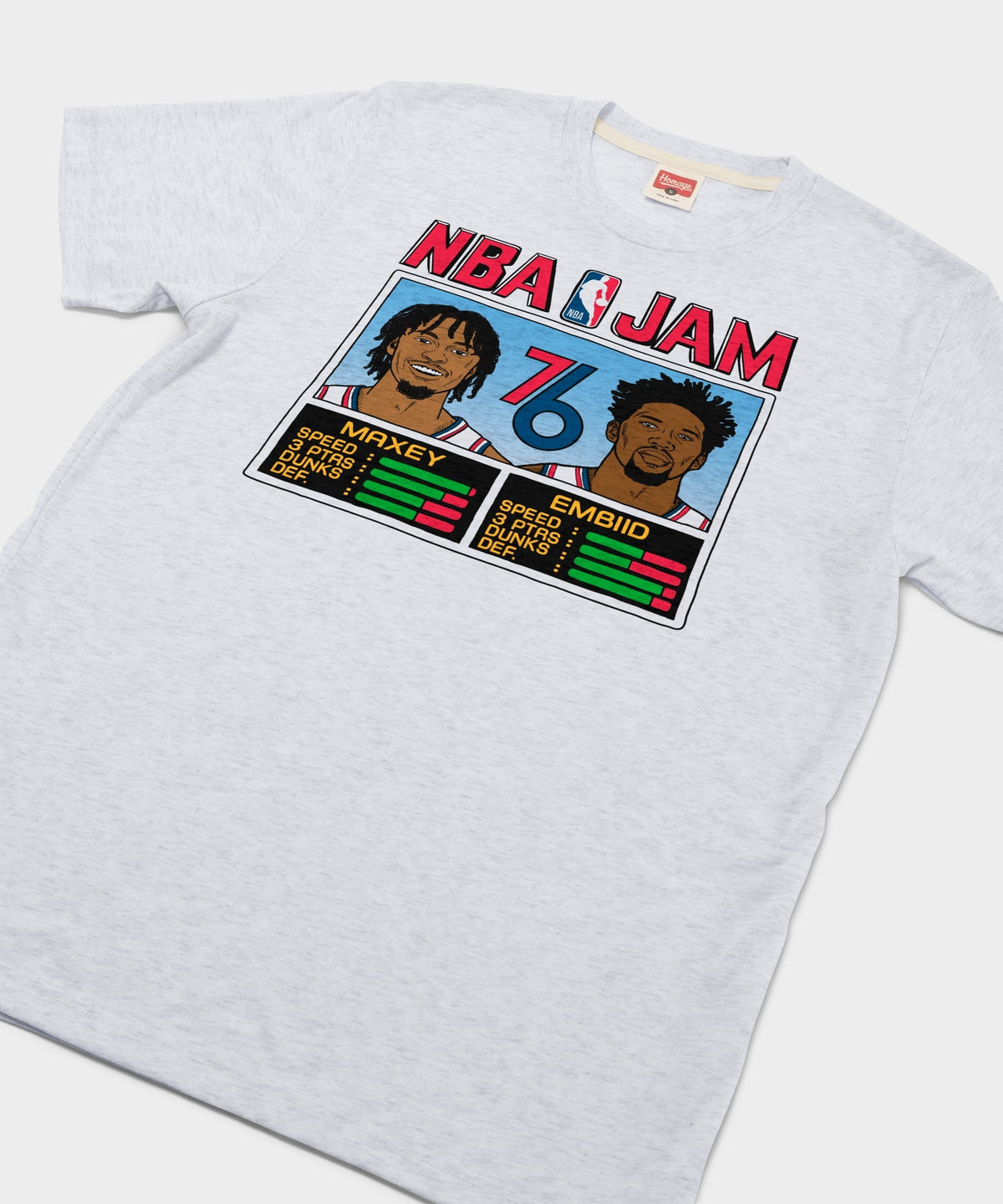 NBA Jam 76ers City Maxey And Embiid Unisex