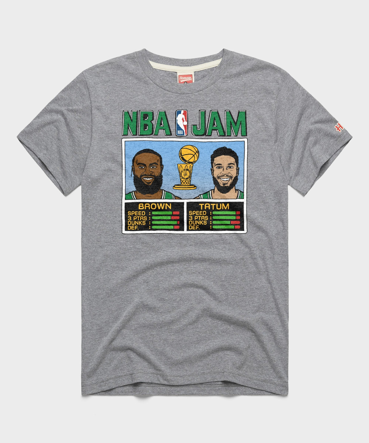 NBA Jam Celtics 2024 Champs Brown And Tatum Unisex