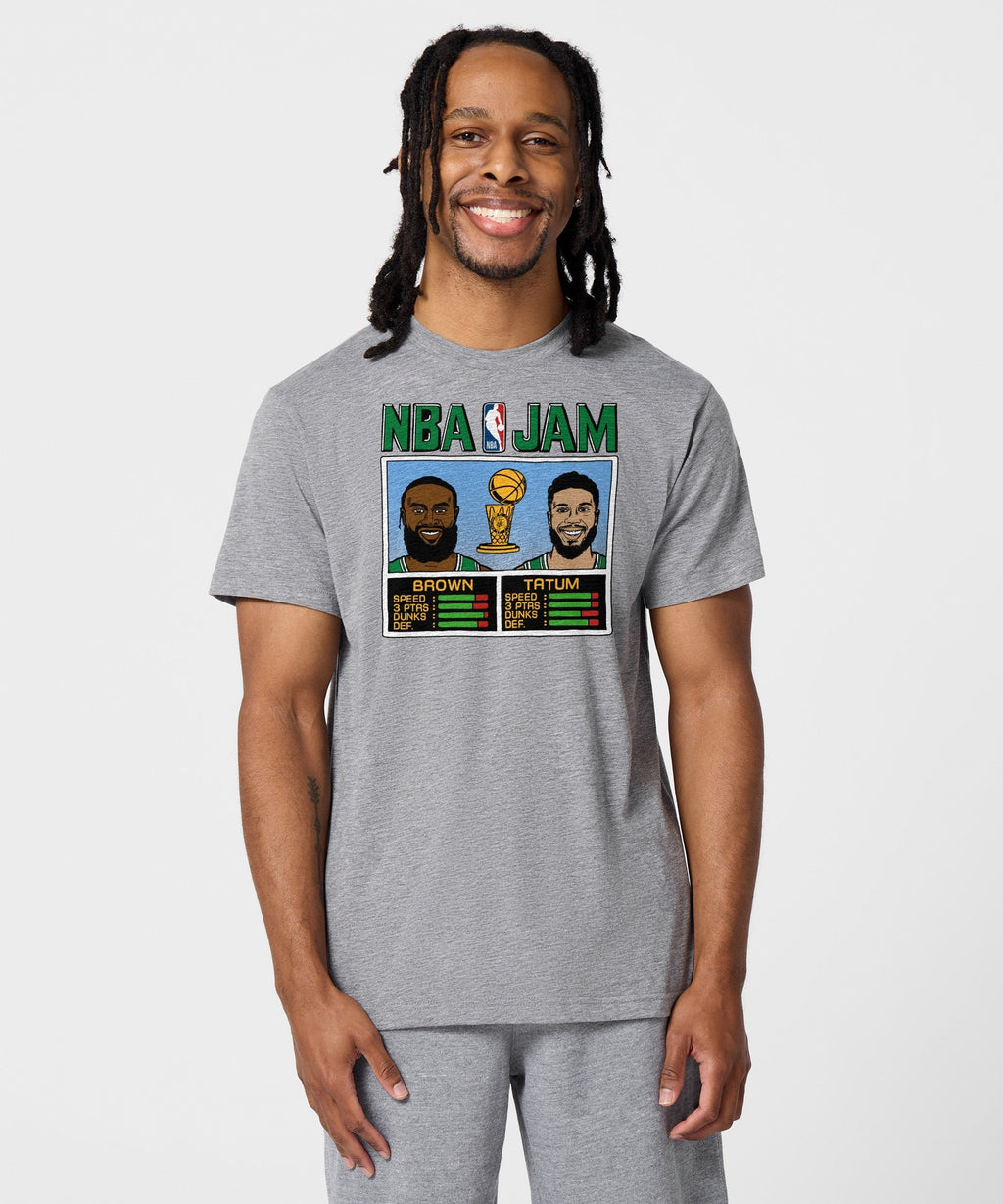 NBA Jam Celtics 2024 Champs Brown And Tatum Unisex