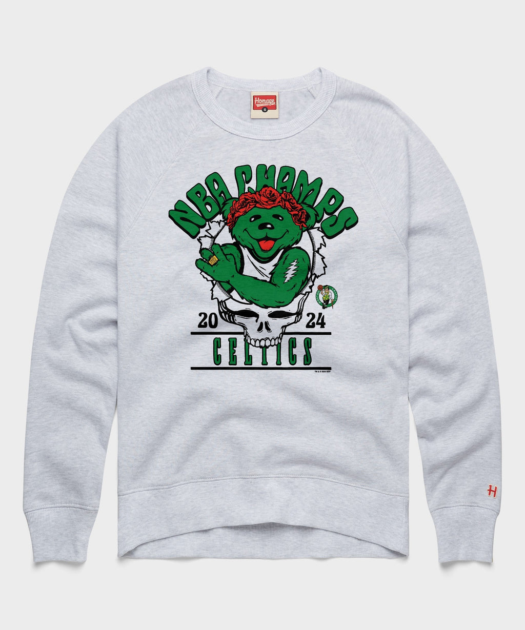 NBA x Grateful Dead 2024 Champs Celtics Crewneck Unisex