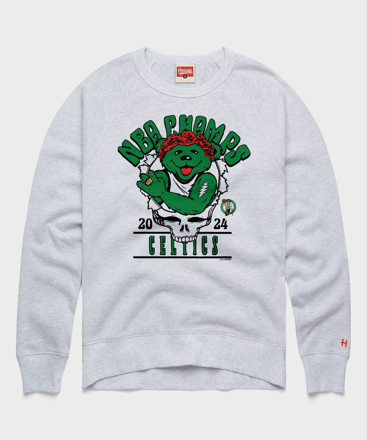 NBA x Grateful Dead 2024 Champs Celtics Crewneck Unisex