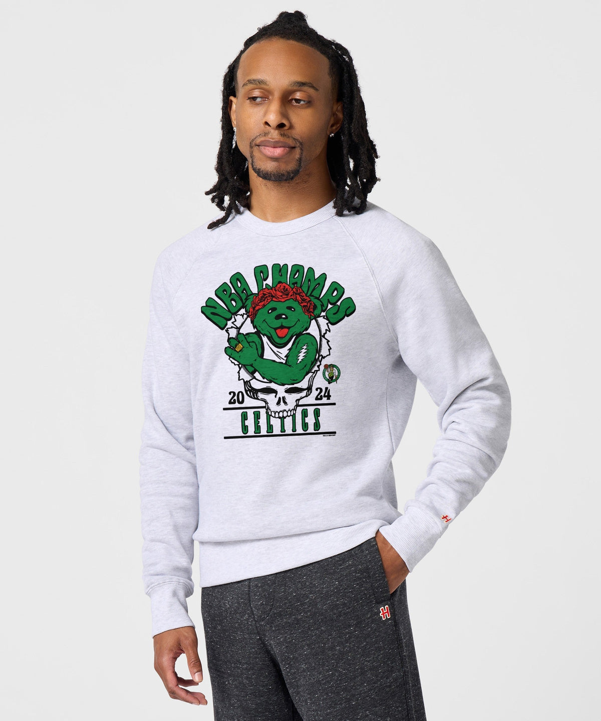 NBA x Grateful Dead 2024 Champs Celtics Crewneck Unisex