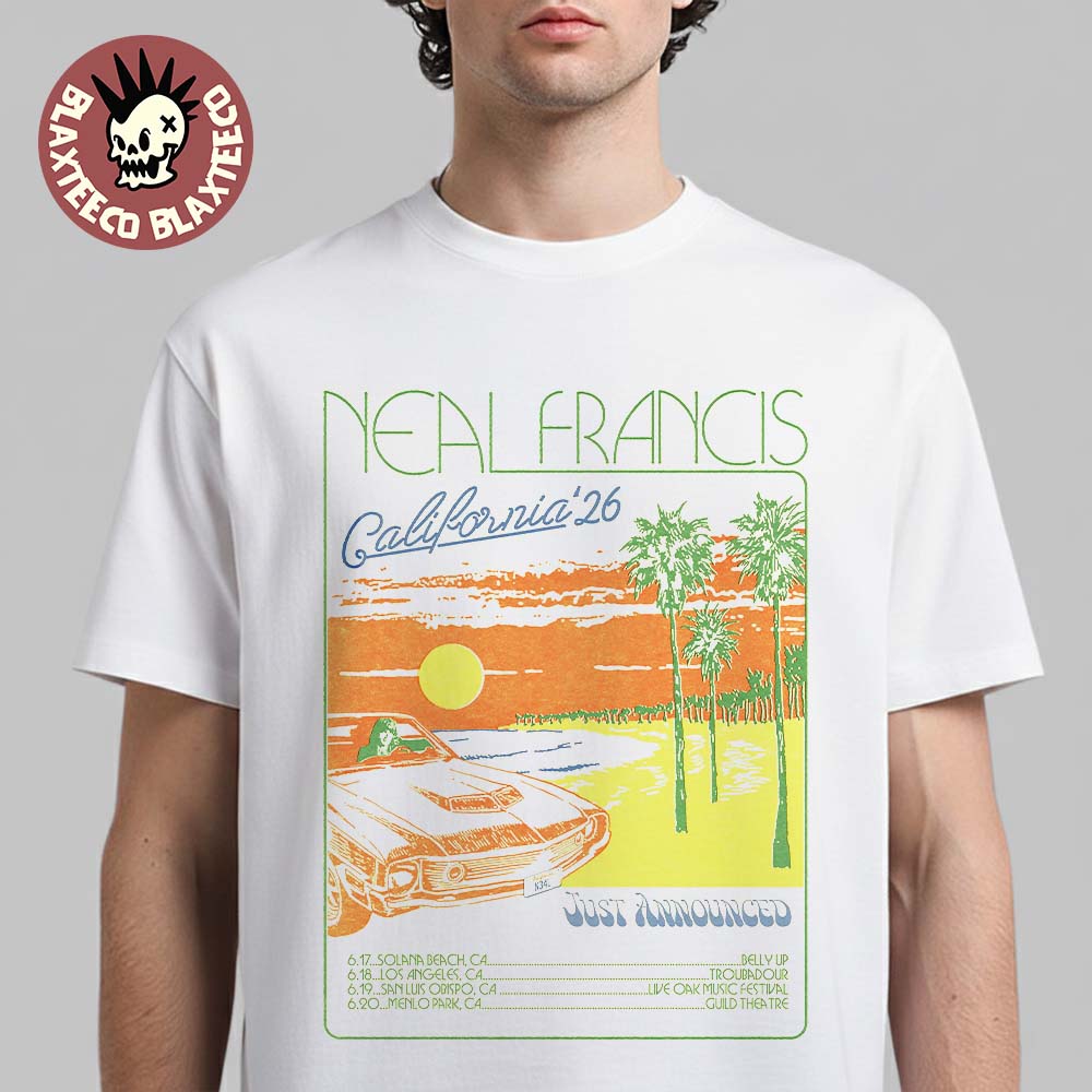 Neal Francis California 2026 Run Shows Schedule Dates Unisex