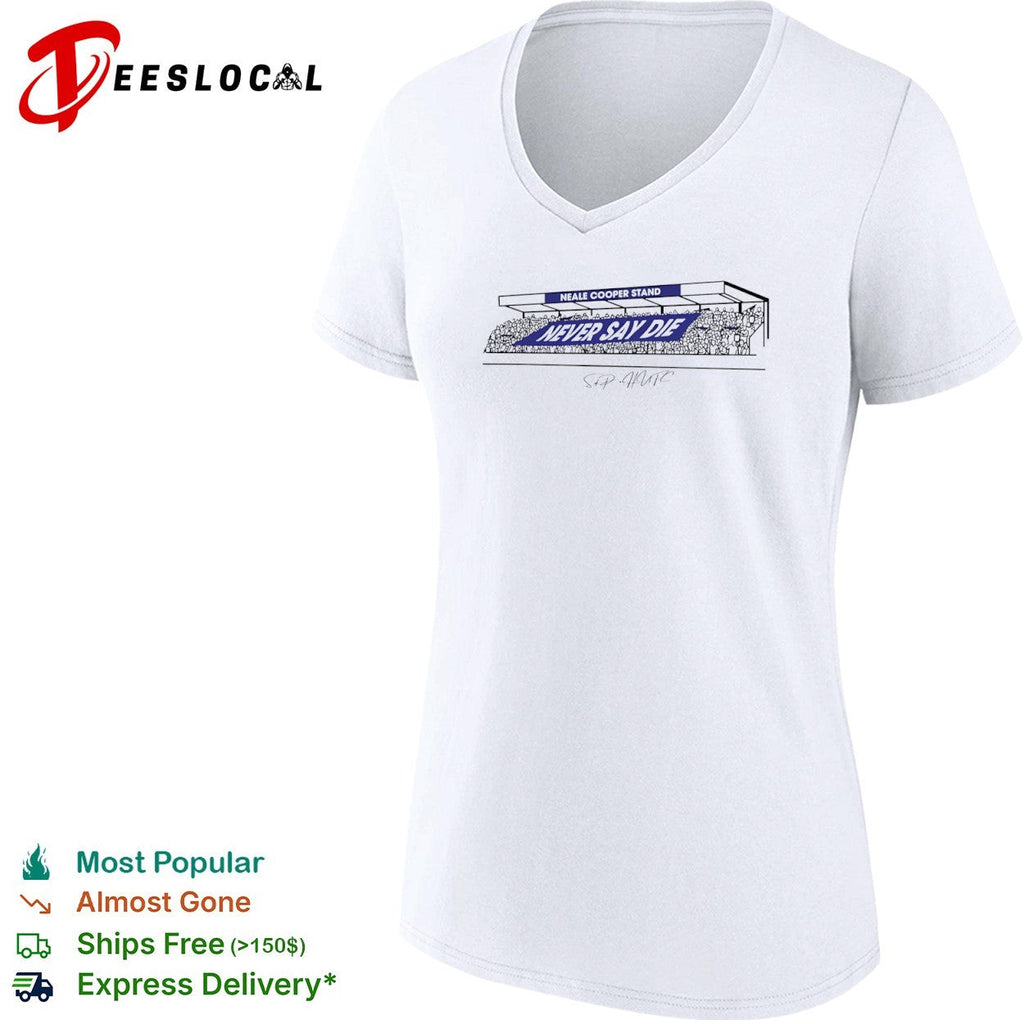 Neale Cooper Stand Never Say Die Hartlepool United Football Club HUFC shirt Unisex