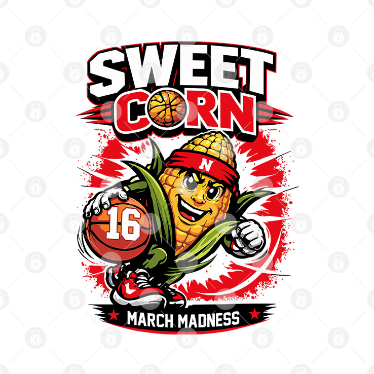 Nebraska Basketball Sweet Corn 16 March Madness Shirt Unisex