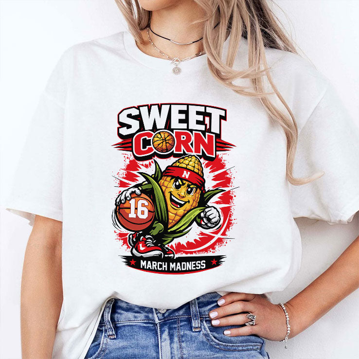 Nebraska Basketball Sweet Corn 16 March Madness Shirt Unisex