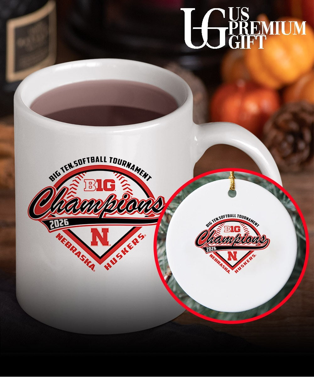 Nebraska Cornhuskers 2026 Big Ten Softball Tournament Champions Unisex