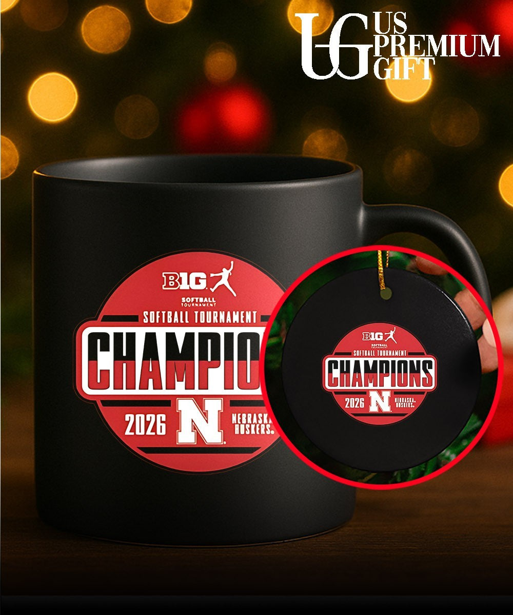 Nebraska Cornhuskers 2026 Big Ten Softball Tournament Champions T- Unisex