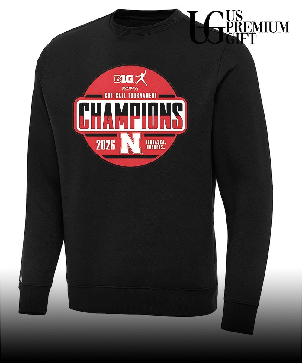 Nebraska Cornhuskers 2026 Big Ten Softball Tournament Champions T- Unisex