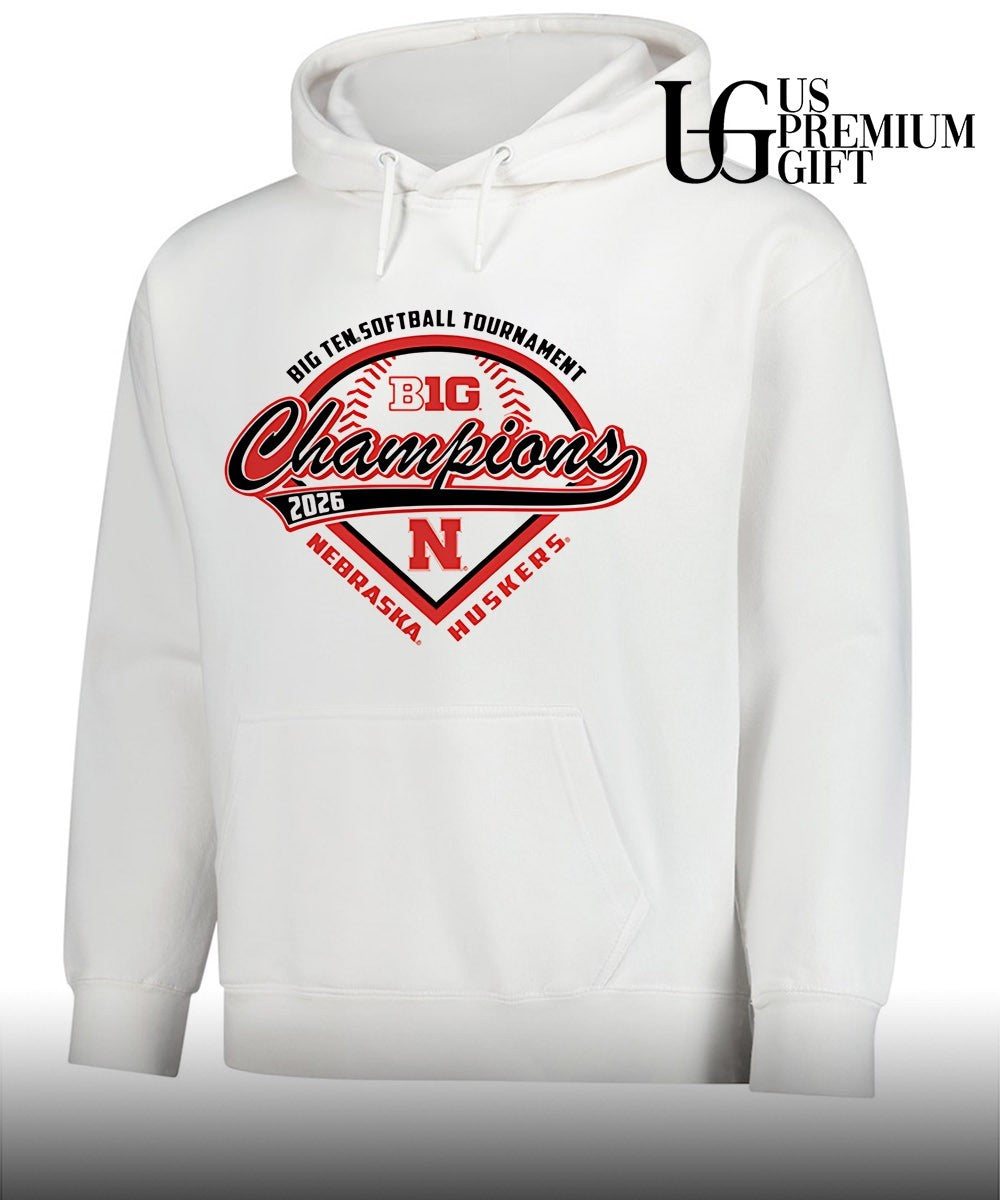 Nebraska Cornhuskers 2026 Big Ten Softball Tournament Champions Unisex