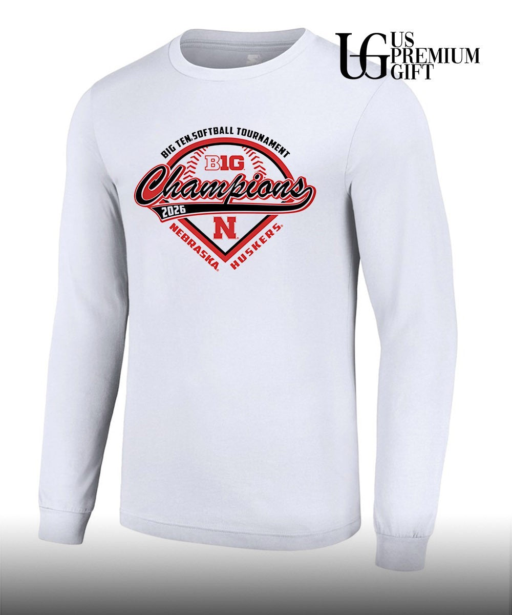 Nebraska Cornhuskers 2026 Big Ten Softball Tournament Champions Unisex