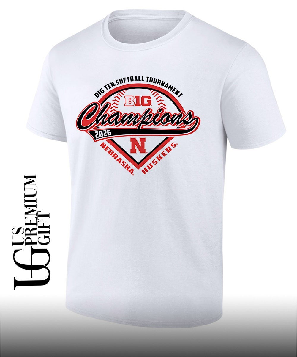 Nebraska Cornhuskers 2026 Big Ten Softball Tournament Champions Unisex