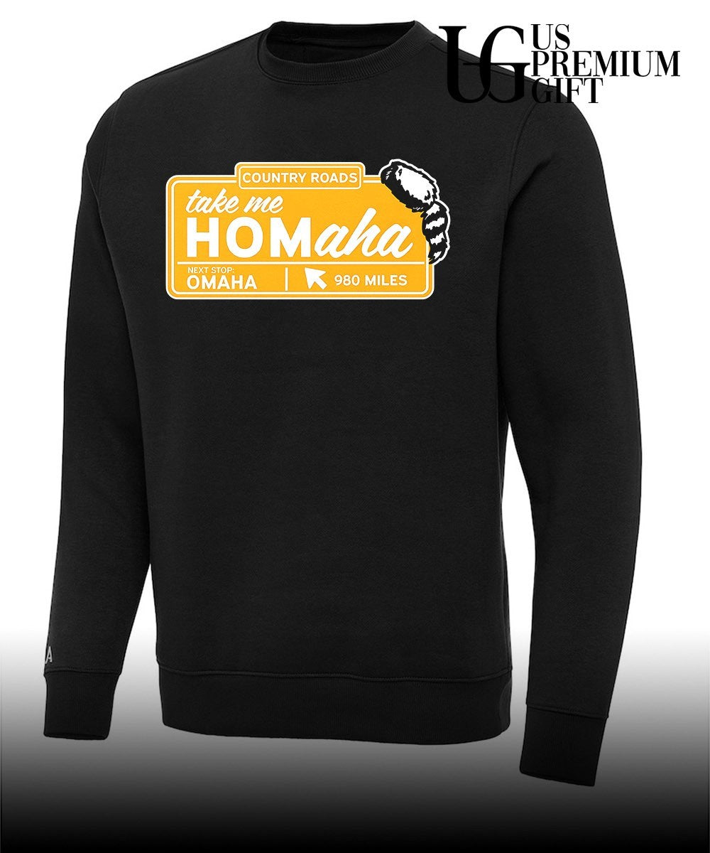 Nebraska Cornhuskers NCAA Country Roads take me HOMaha next stop Omaha 980 miles shirt Unisex