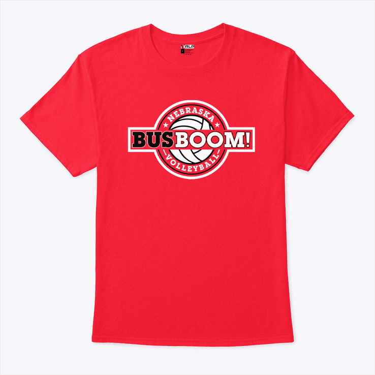 Nebraska Volleyball Busboom T Shirt Unisex
