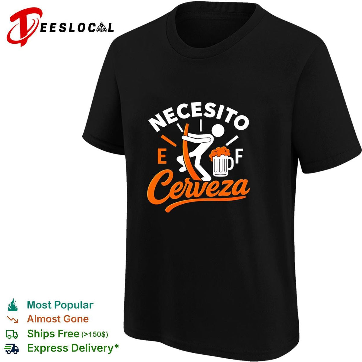 Necesito Cerveza I need Sun Drop shirt Unisex
