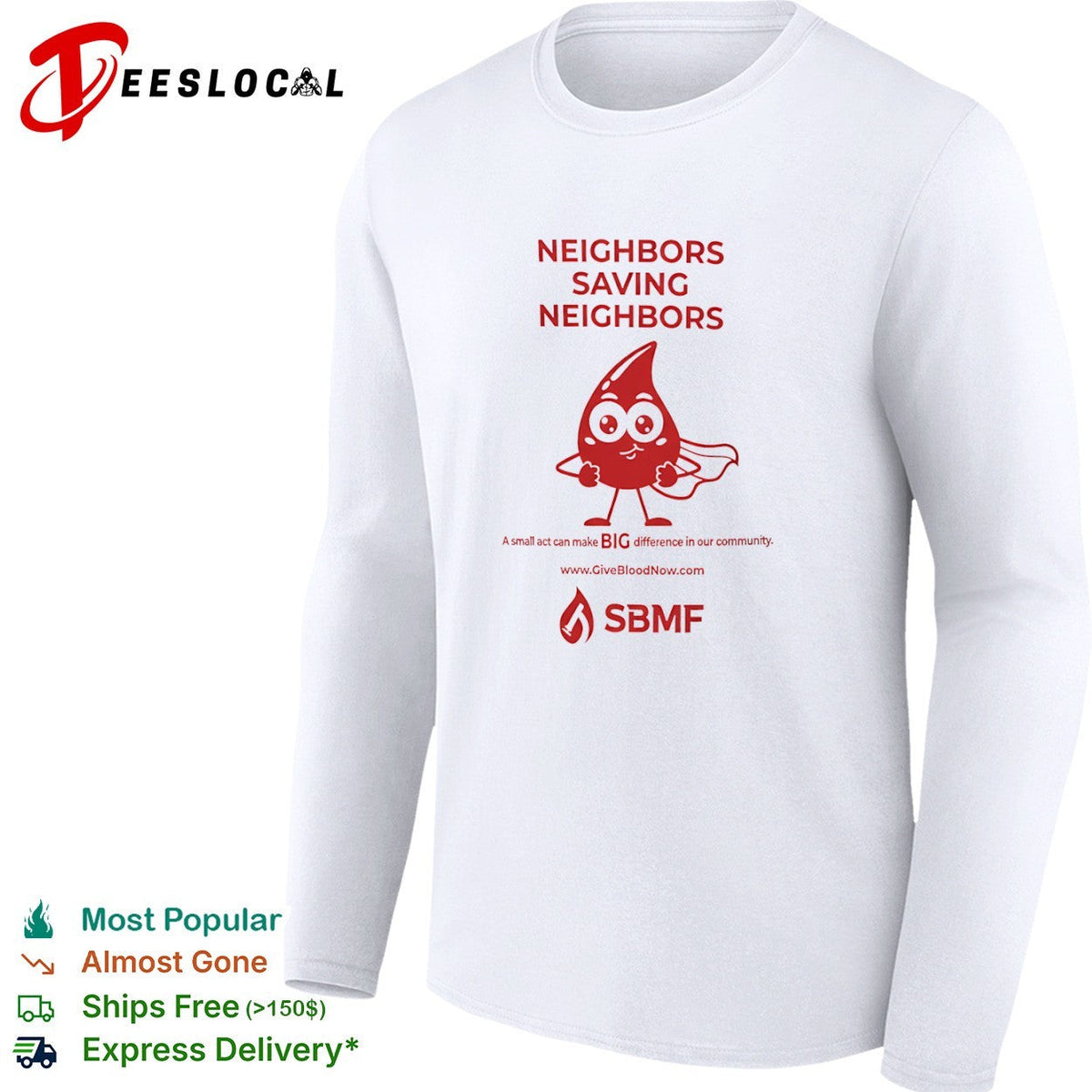 Neighbors Saving Neighbors A small act can make BIG difference in our community shirt Unisex