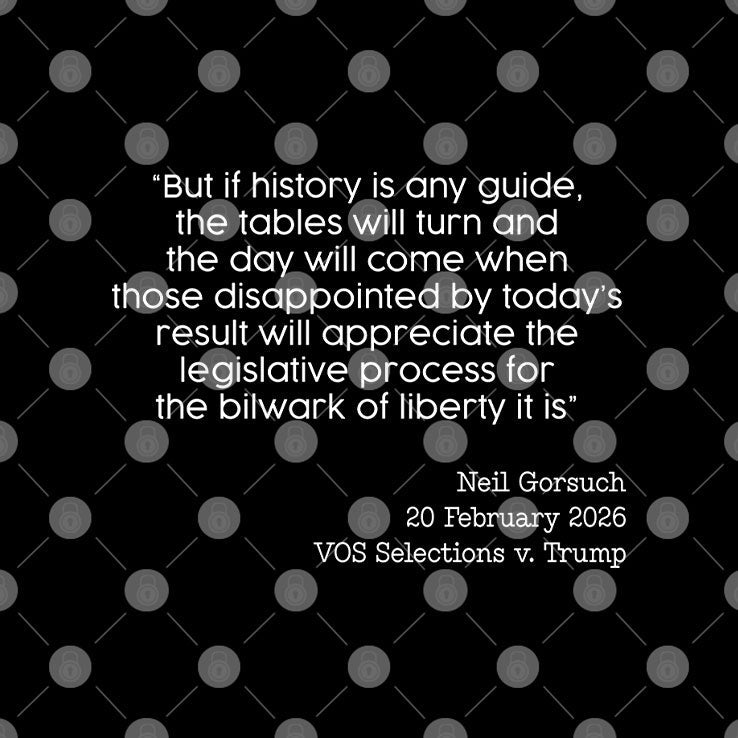 Neil Gorsuch VOS Selections V Trump Shirt Unisex
