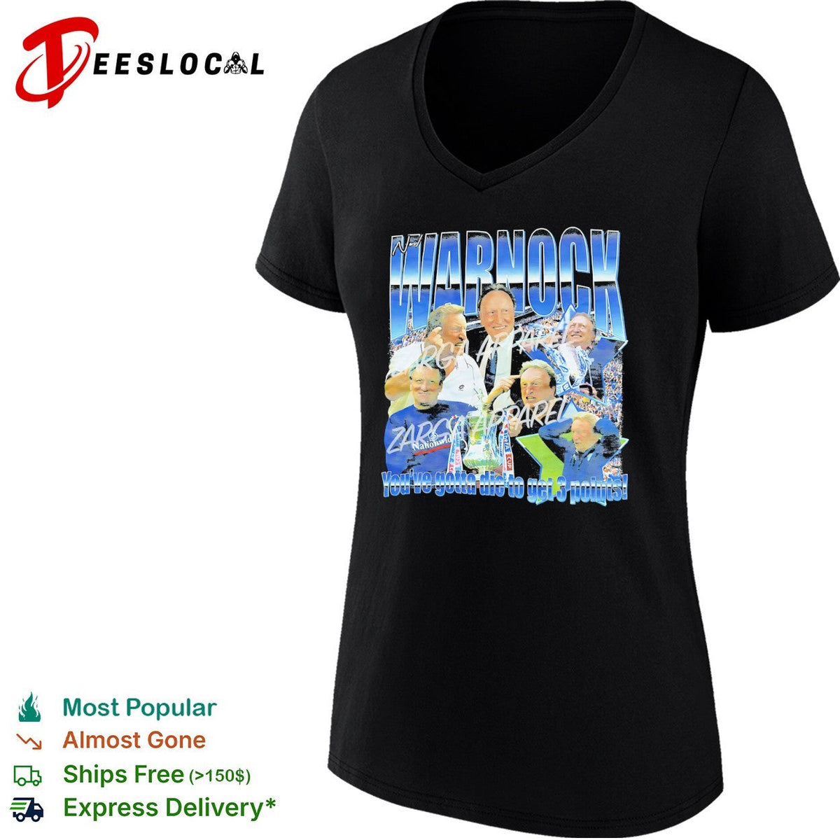 Neil Warnock Youve gotta die to get 3 points Sheffield United Football Club shirt Unisex