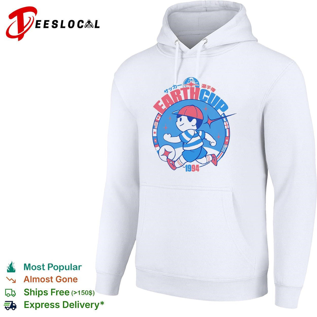 Ness from EarthBound Earth Cup Soccer shirt Unisex