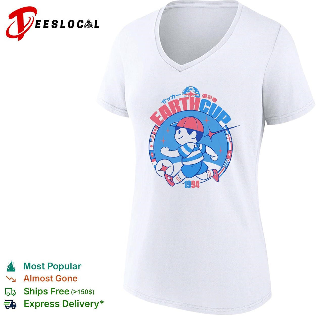 Ness from EarthBound Earth Cup Soccer shirt Unisex
