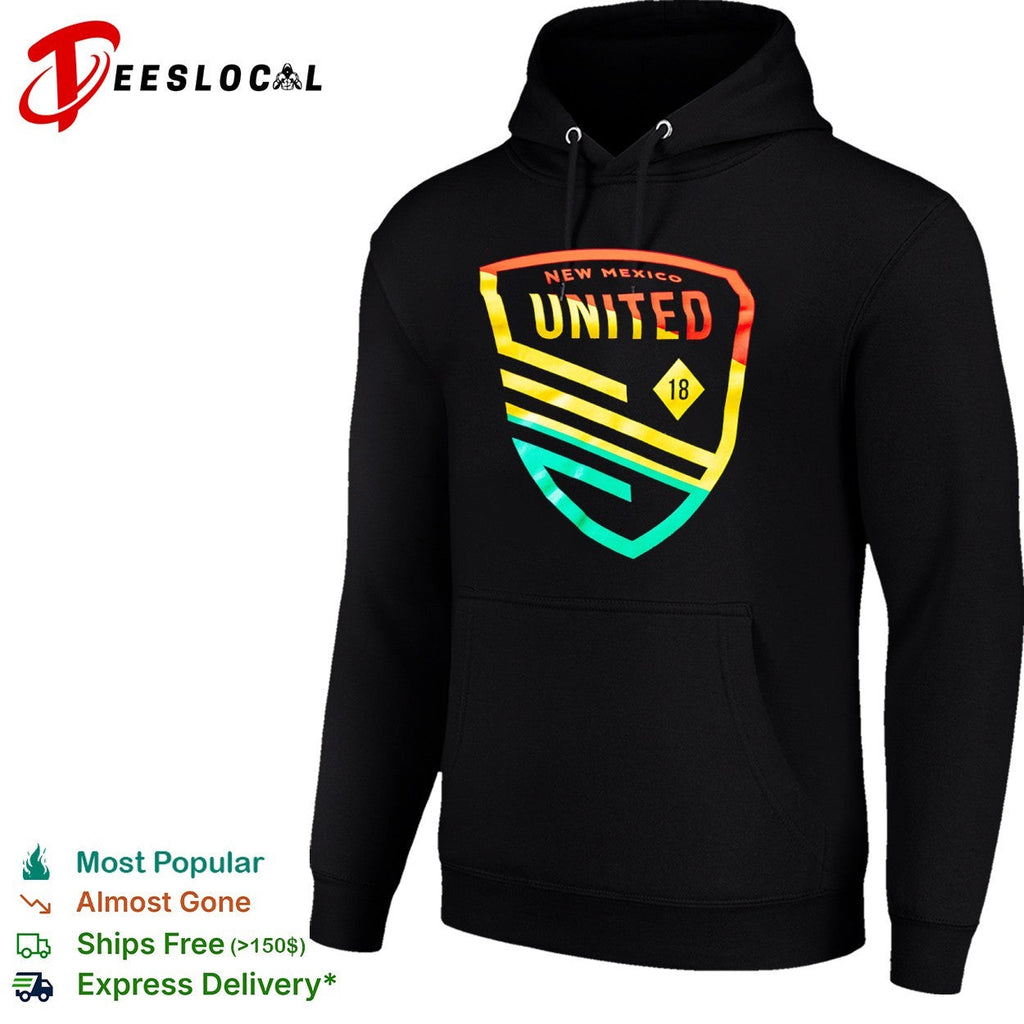 New Mexico United 18 shield logo soccer crest team shirt Unisex