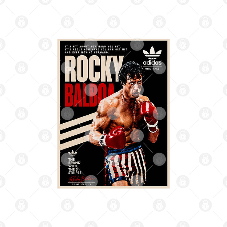 Rocky Balboa It Ain’t About How Hard You Hit Shirt Unisex