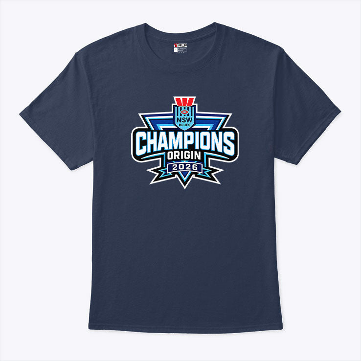 New South Wales Blues 2026 State Of Origin Champions Shirt Unisex