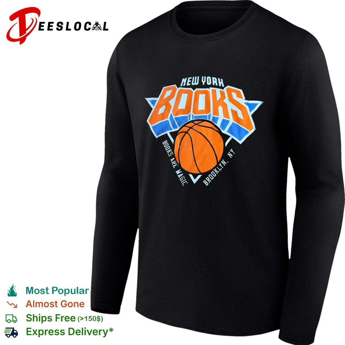 New York Books Brooklyn NY Books are Magic Basketball shirt Unisex