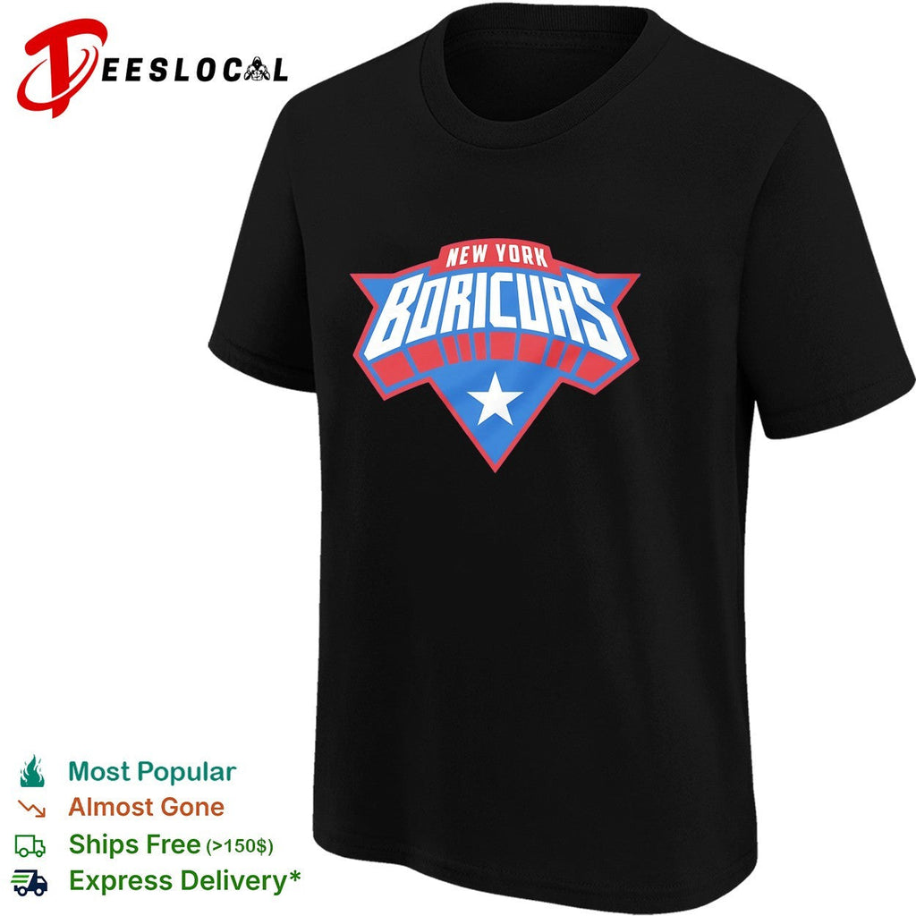 New York Boricuas Puerto Rico star diamond logo bold fan art shirt Unisex