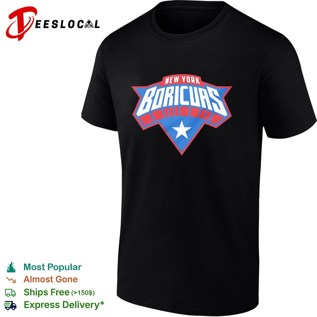 New York Boricuas Puerto Rico star diamond logo bold fan art shirt Unisex