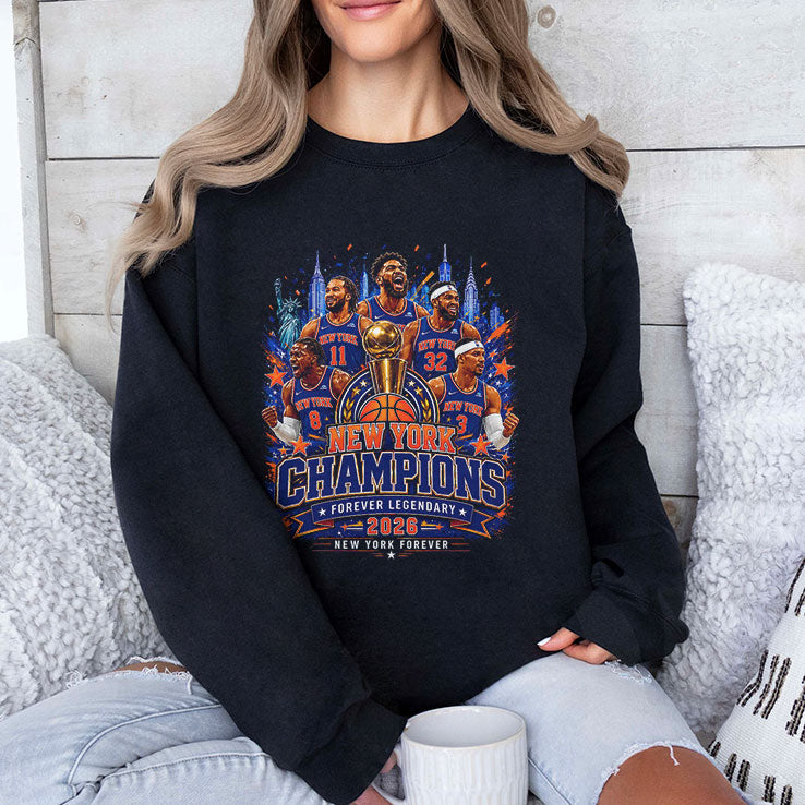 New York Champions 2026 New York Forever Legendary T Shirt Unisex