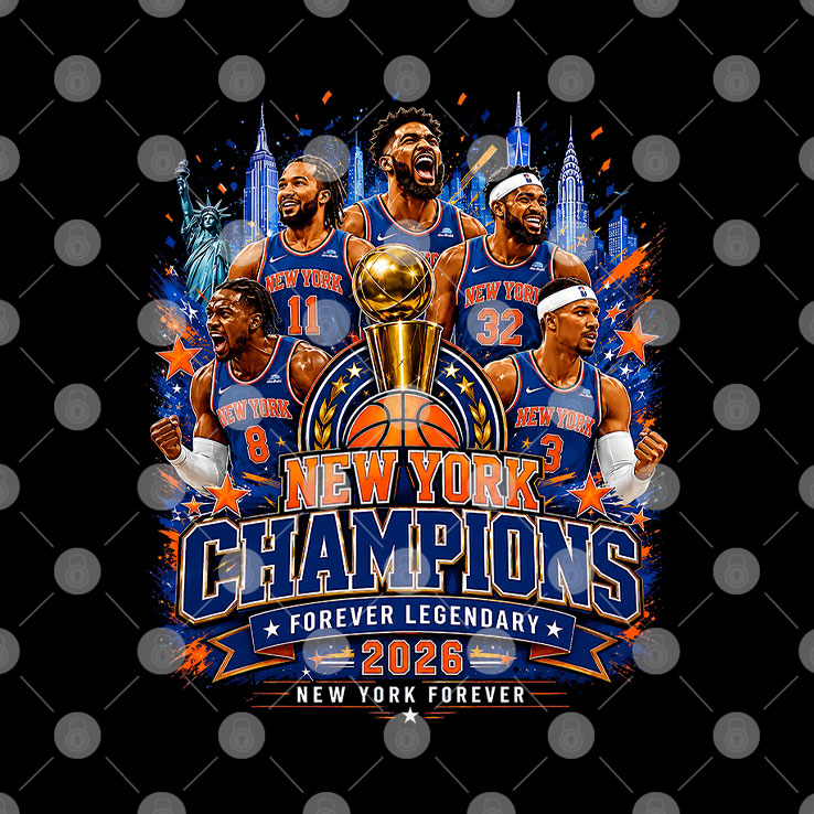 New York Champions 2026 New York Forever Legendary T Shirt Unisex
