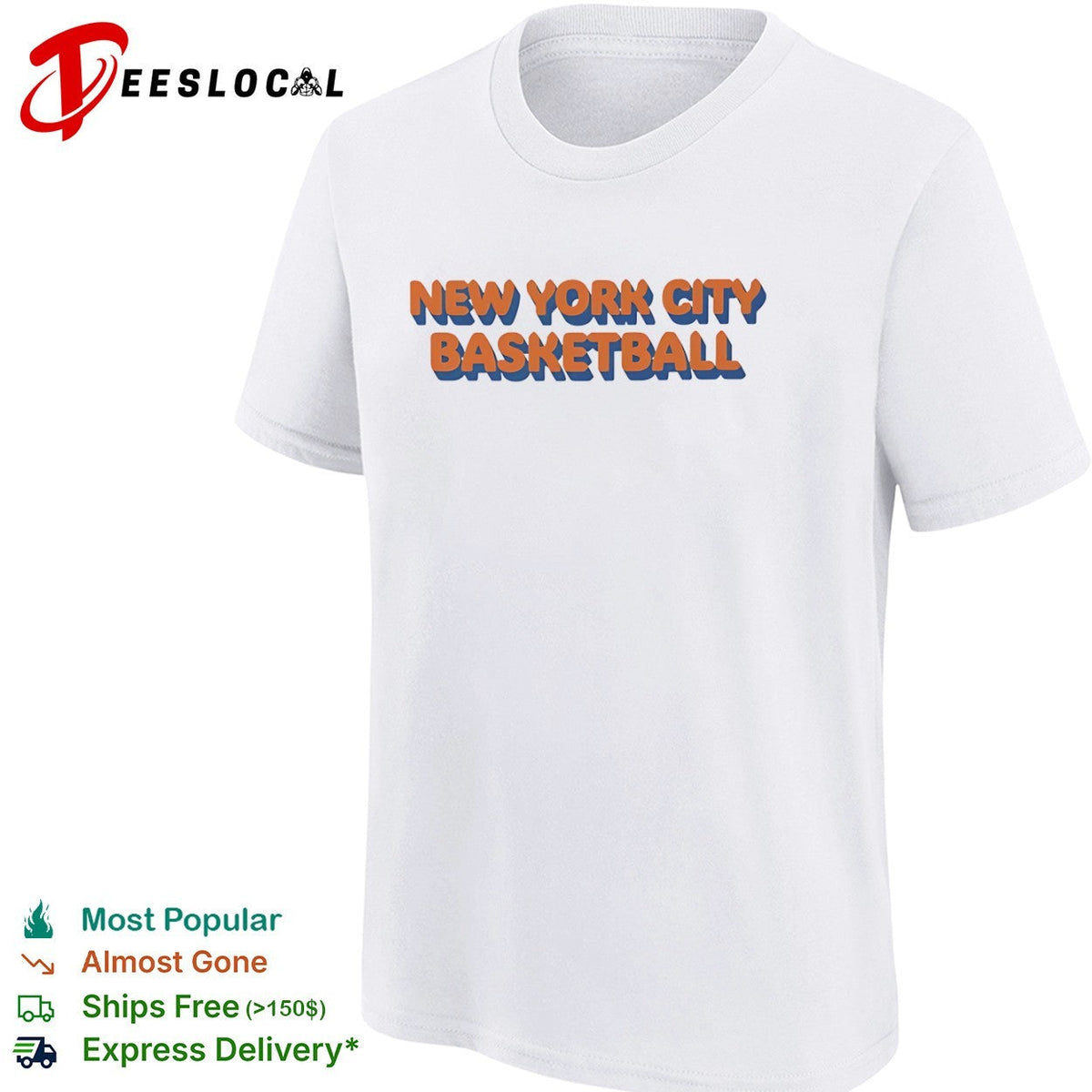 New York City Basketball shirt Unisex