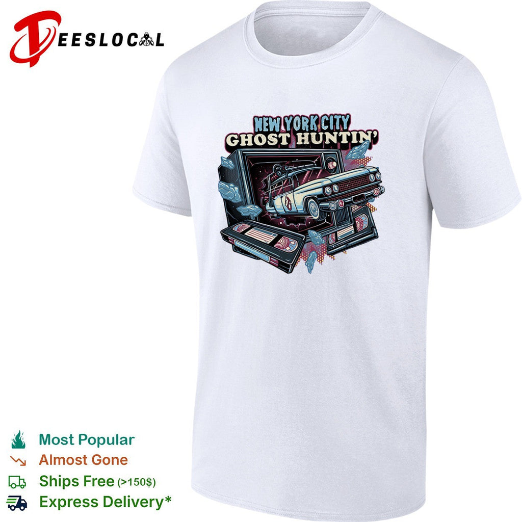New York City Ghost Huntin the Ecto-1 coming through shirt Unisex