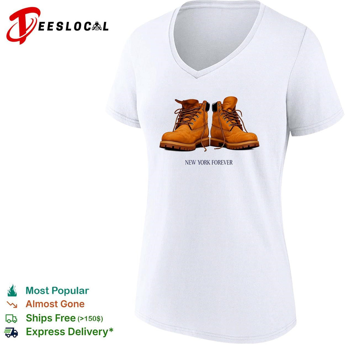 New York Forever Timberland Wheat Boots shirt Unisex