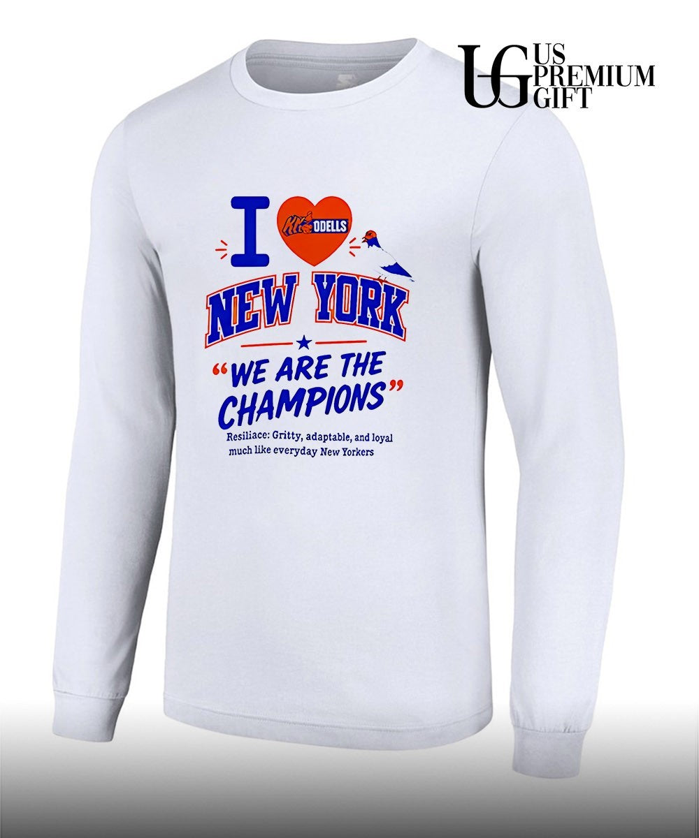 New York I Love New York We Are The Champions Resiliace Gritty shirt Unisex