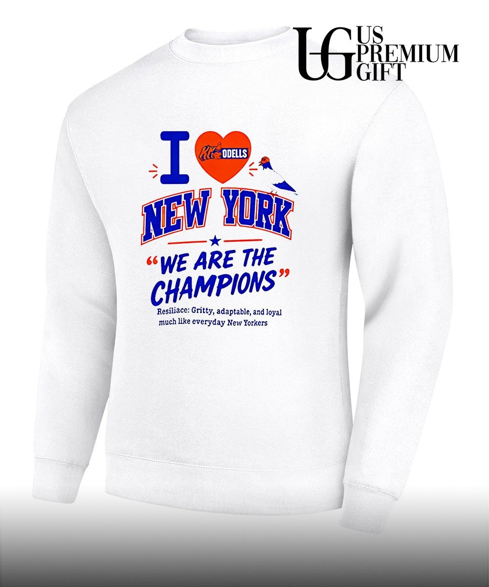 New York I Love New York We Are The Champions Resiliace Gritty shirt Unisex