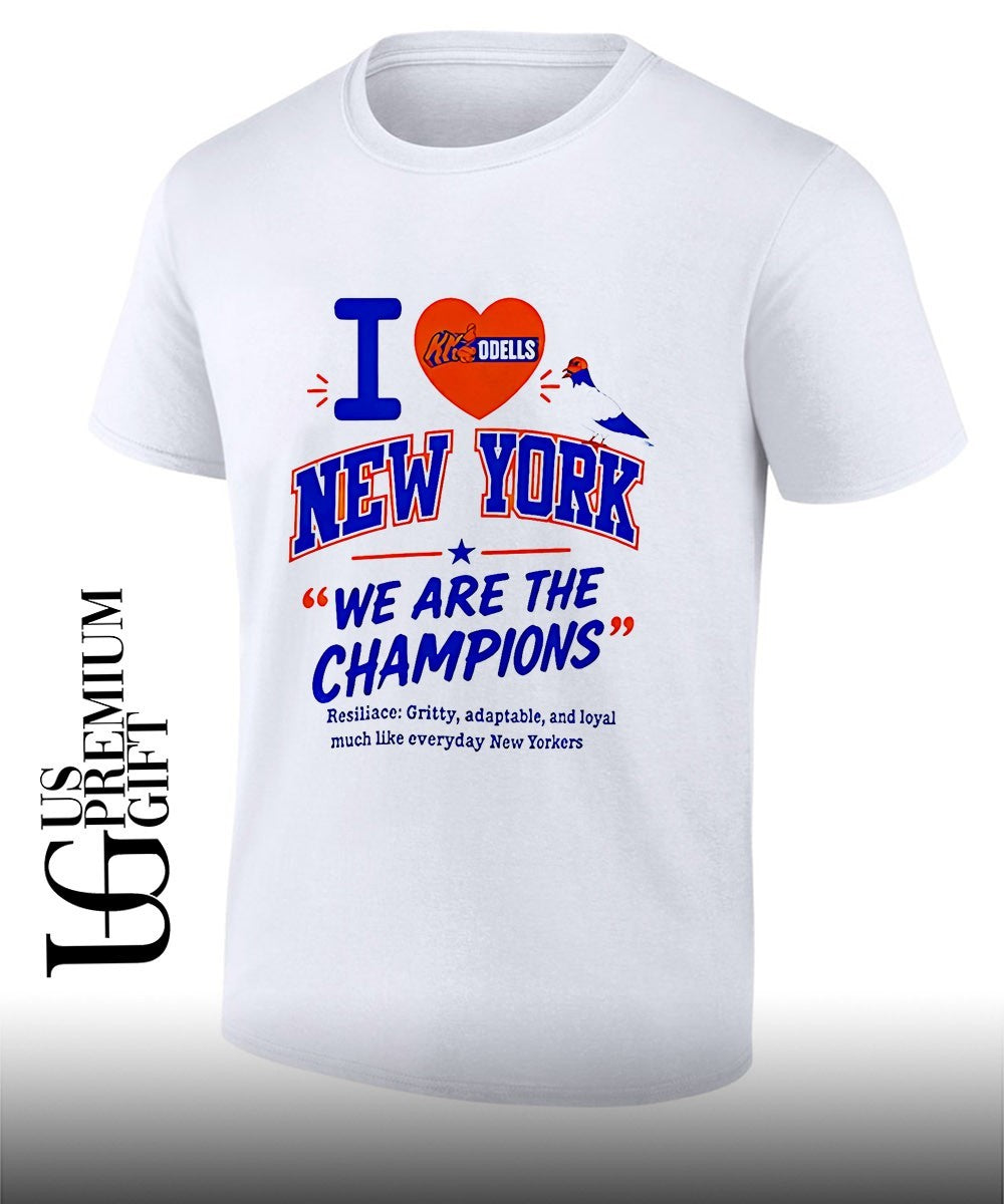New York I Love New York We Are The Champions Resiliace Gritty shirt Unisex
