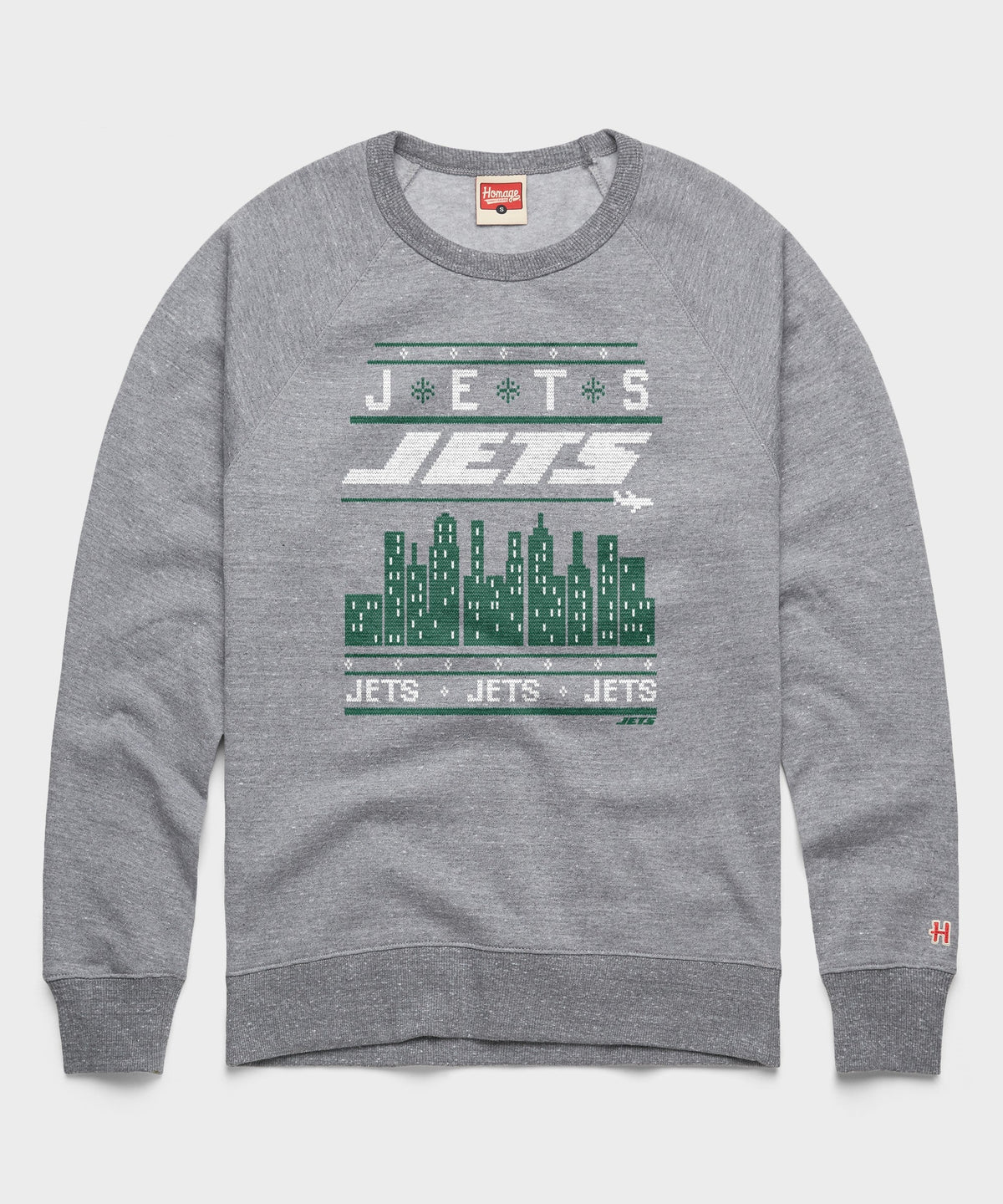 New York Jets Holiday Crewneck Unisex