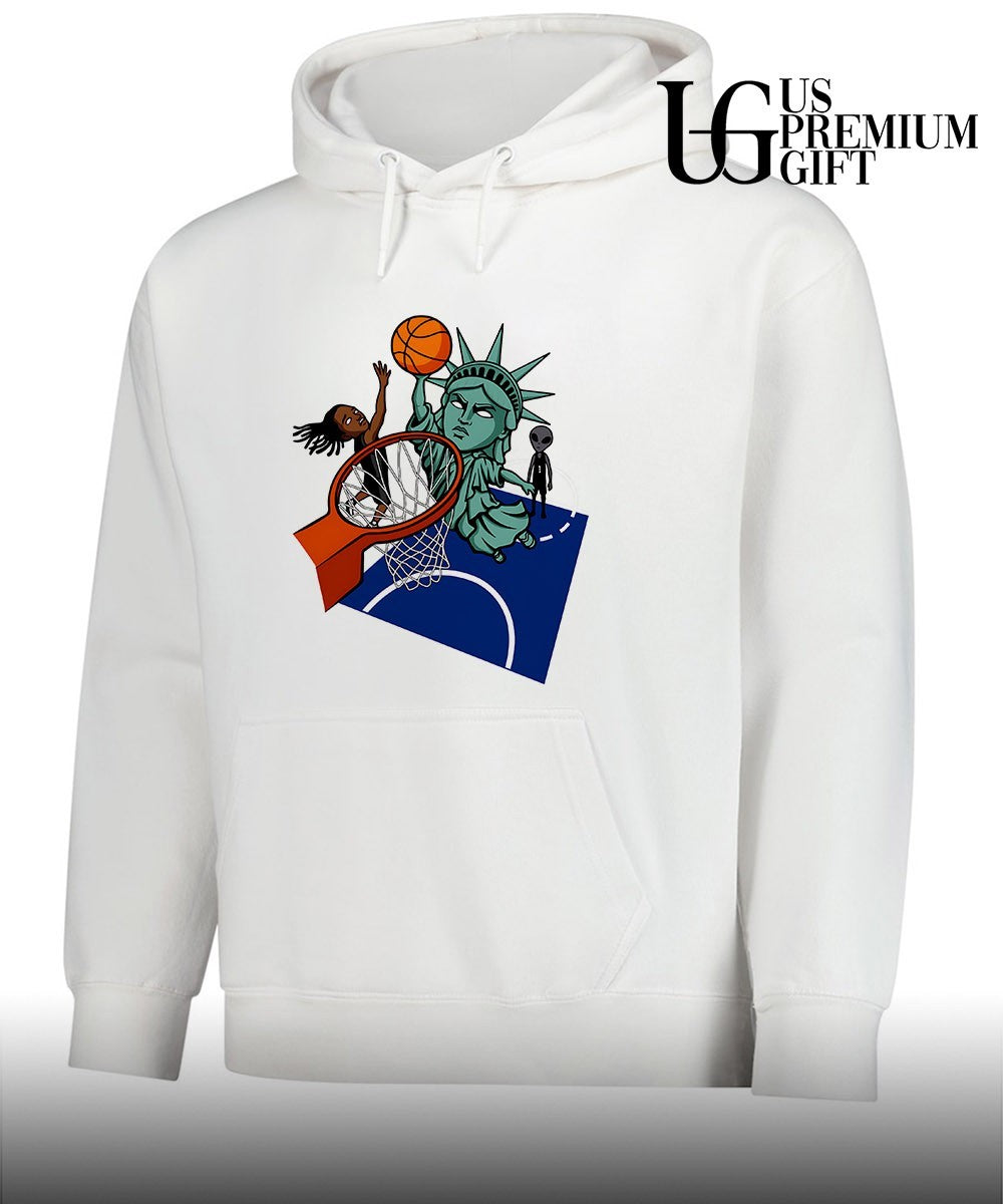 New York Liberty Alien basketball slam dunk shirt Unisex