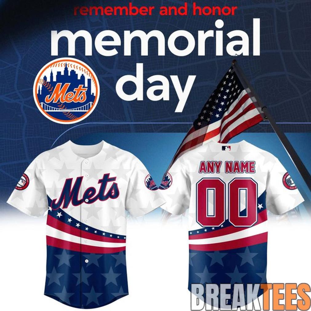 New York Mets 2026 Memorial Day Jersey Unisex