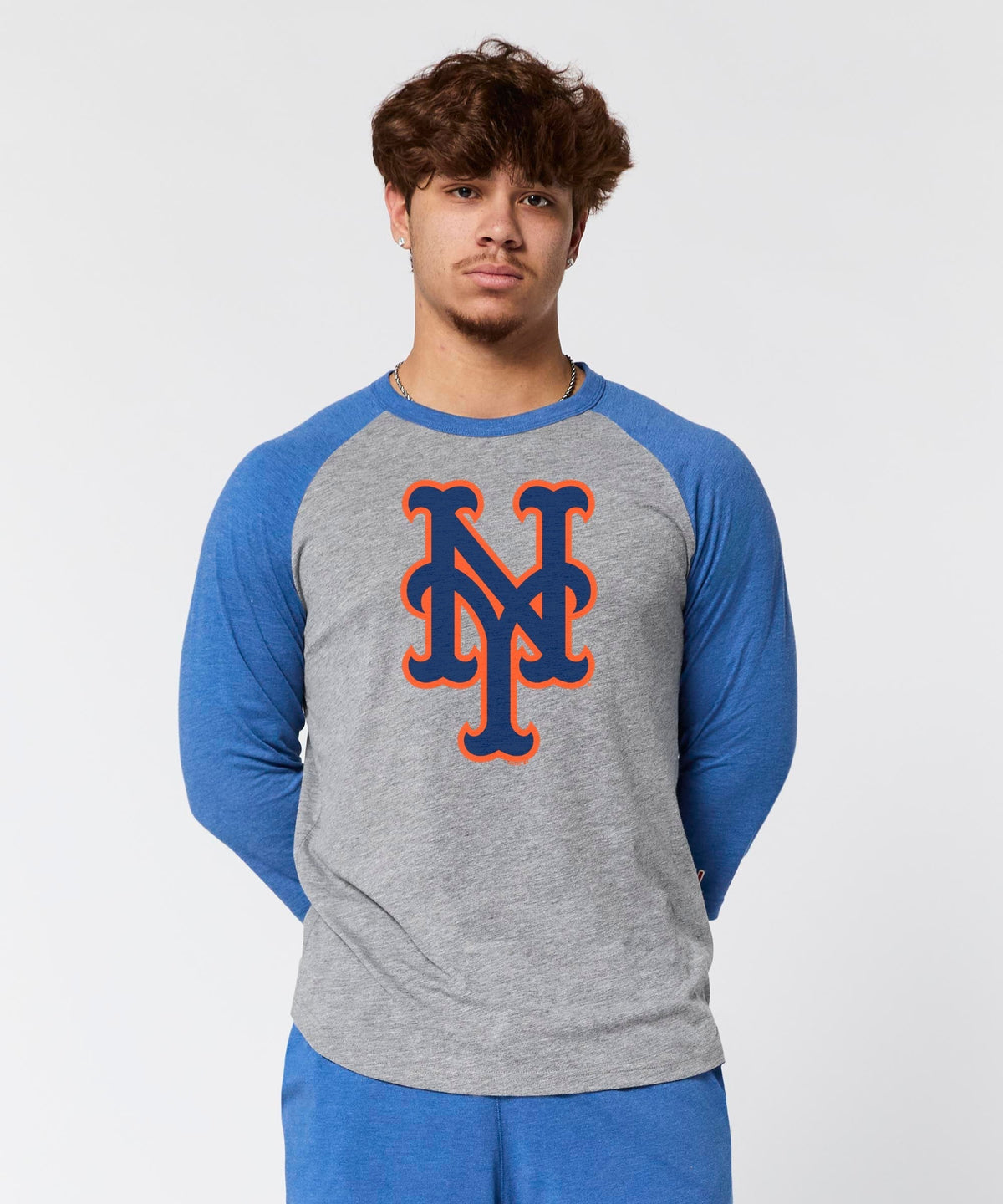 New York Mets Cap Logo '13 Raglan Unisex
