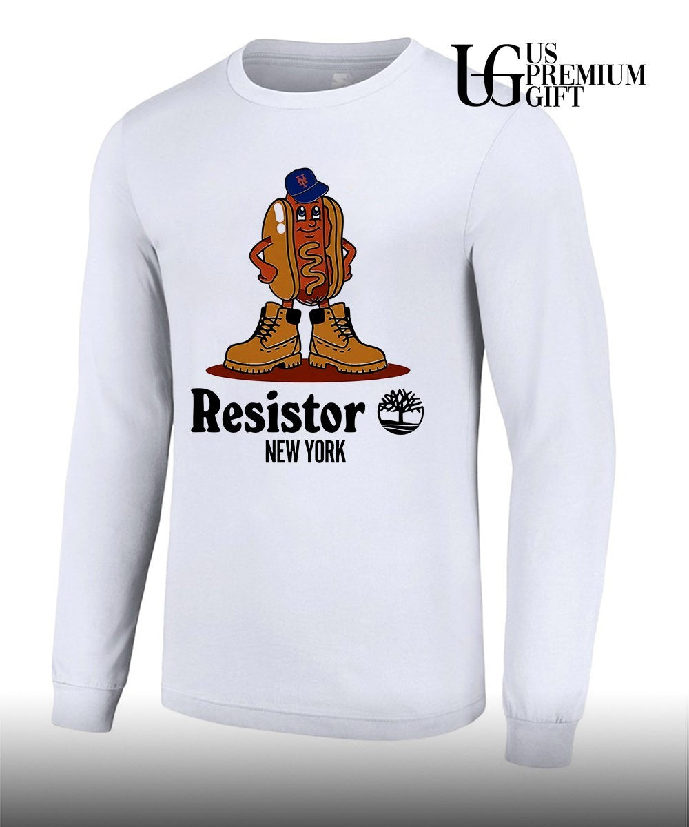 New York Mets Hot Dog Timberland Resistor New York shirt Unisex