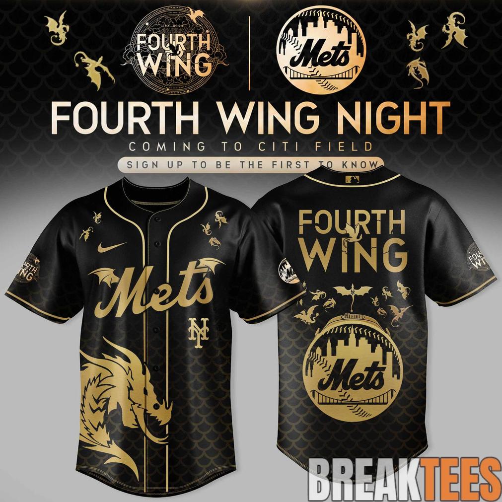 New York Mets x Fourth Wing Night 2026 Edition Jersey Unisex