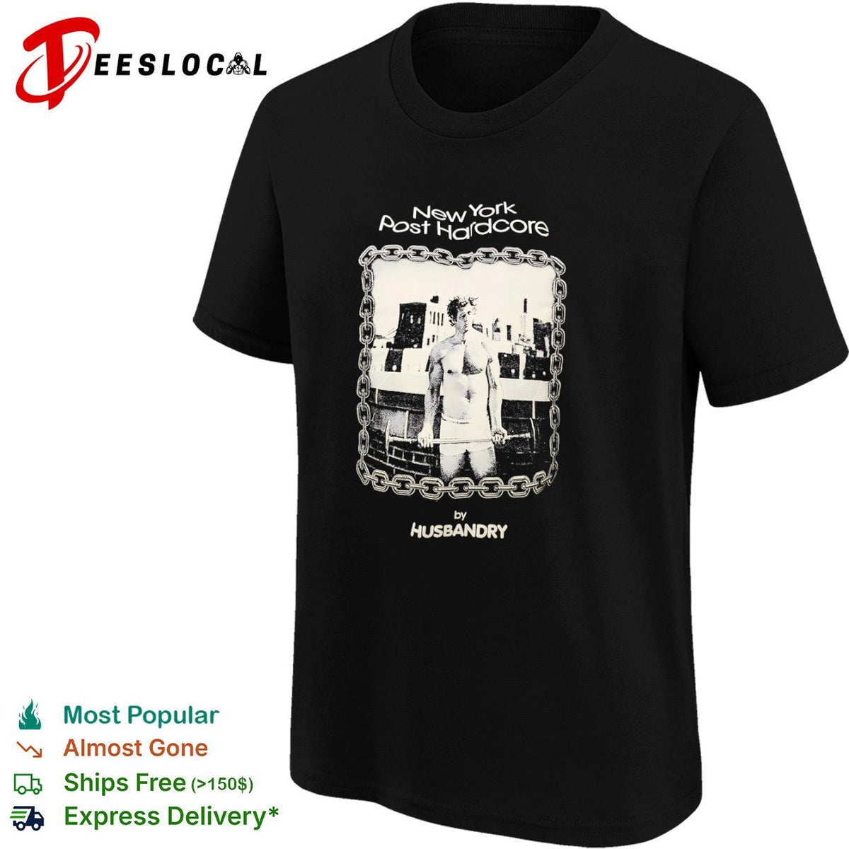 New York Post Hardcore by Husbandry shirt Unisex