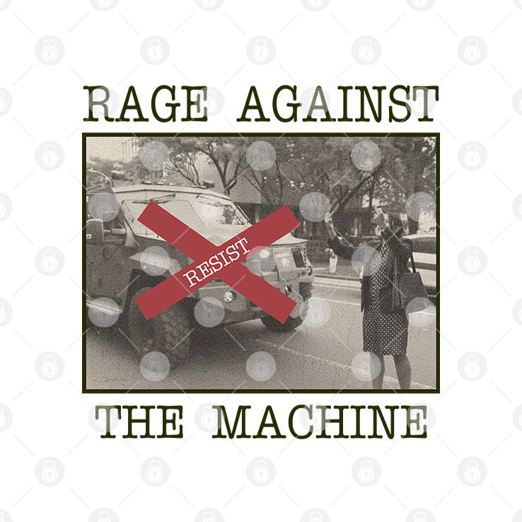New York Woman Resist Rage Against The Machine T Shirt Unisex