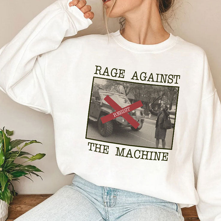 New York Woman Resist Rage Against The Machine T Shirt Unisex