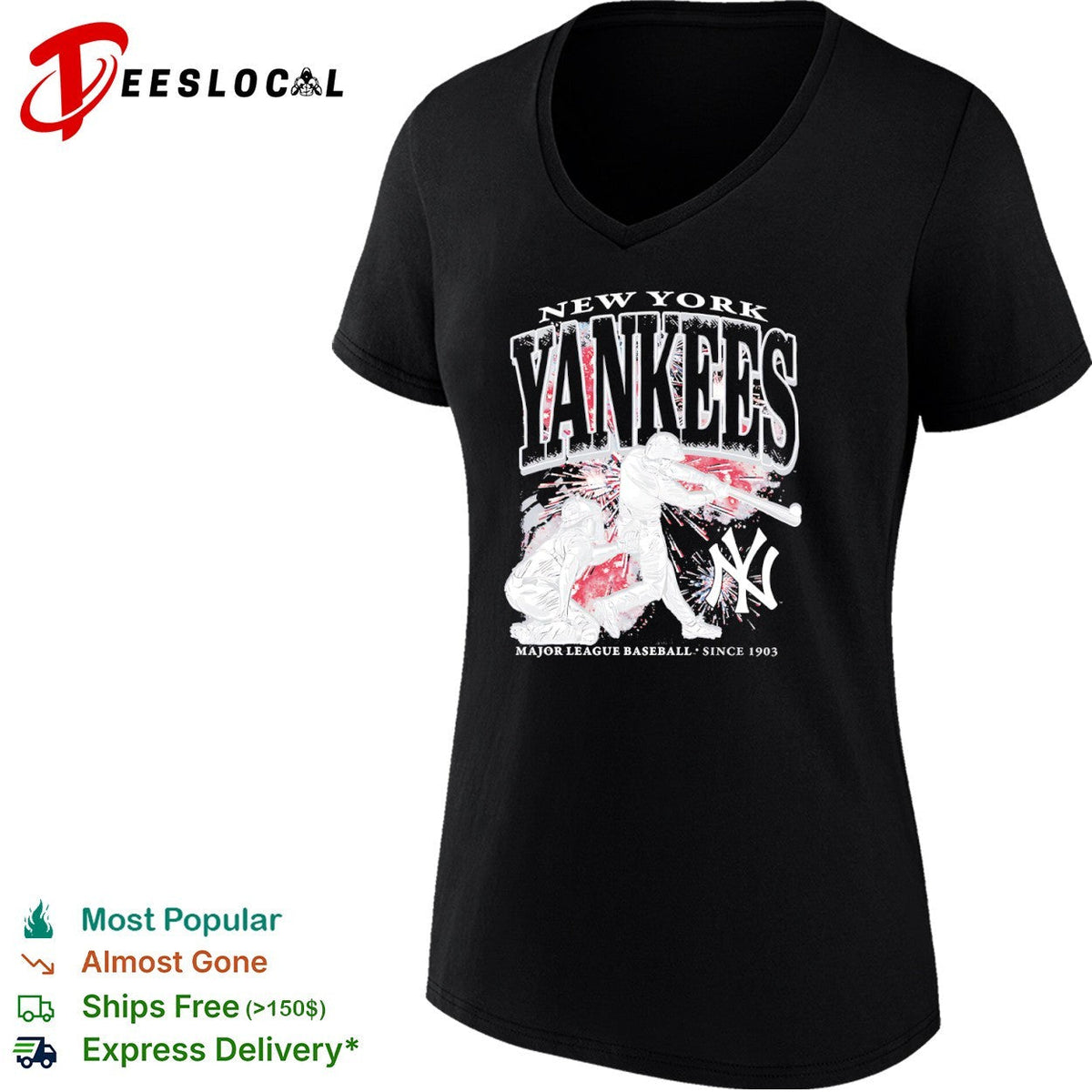 New York Yankees Major League Baseball since 1903 players shirt Unisex